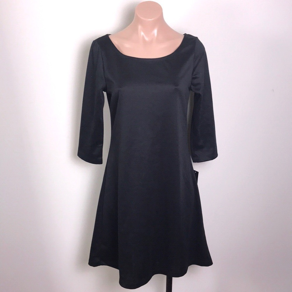 Tiana B Little Black Dress Fit Flare Size 6